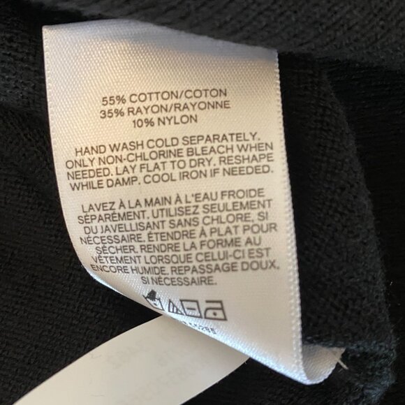 Express Long Sleeve Top w Diamond Print Detail Size Large NWT - Picture 8 of 8